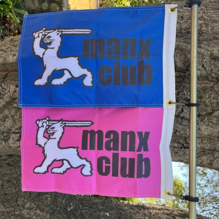 Manx Club Pole Flag (Medium) 12”x18”