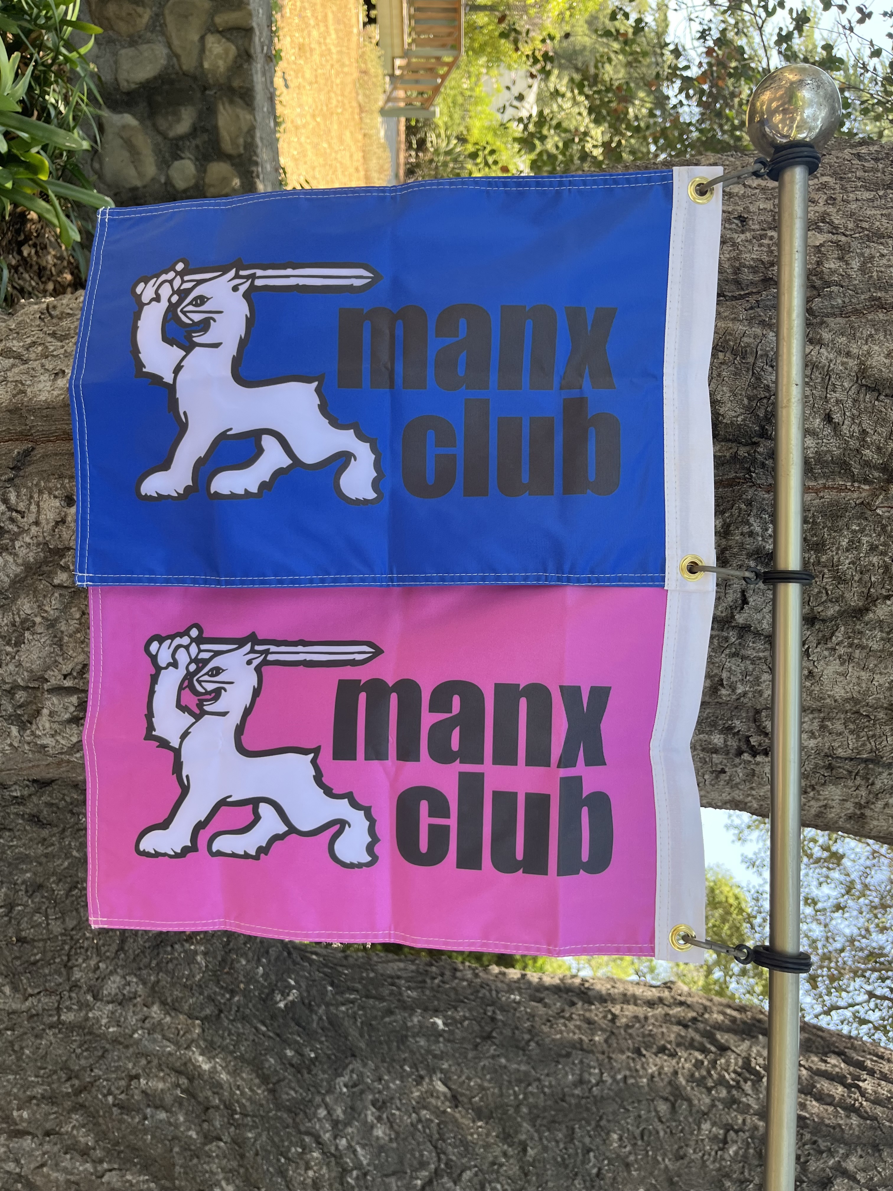 Manx Club Pole Flag (Medium) 12”x18”