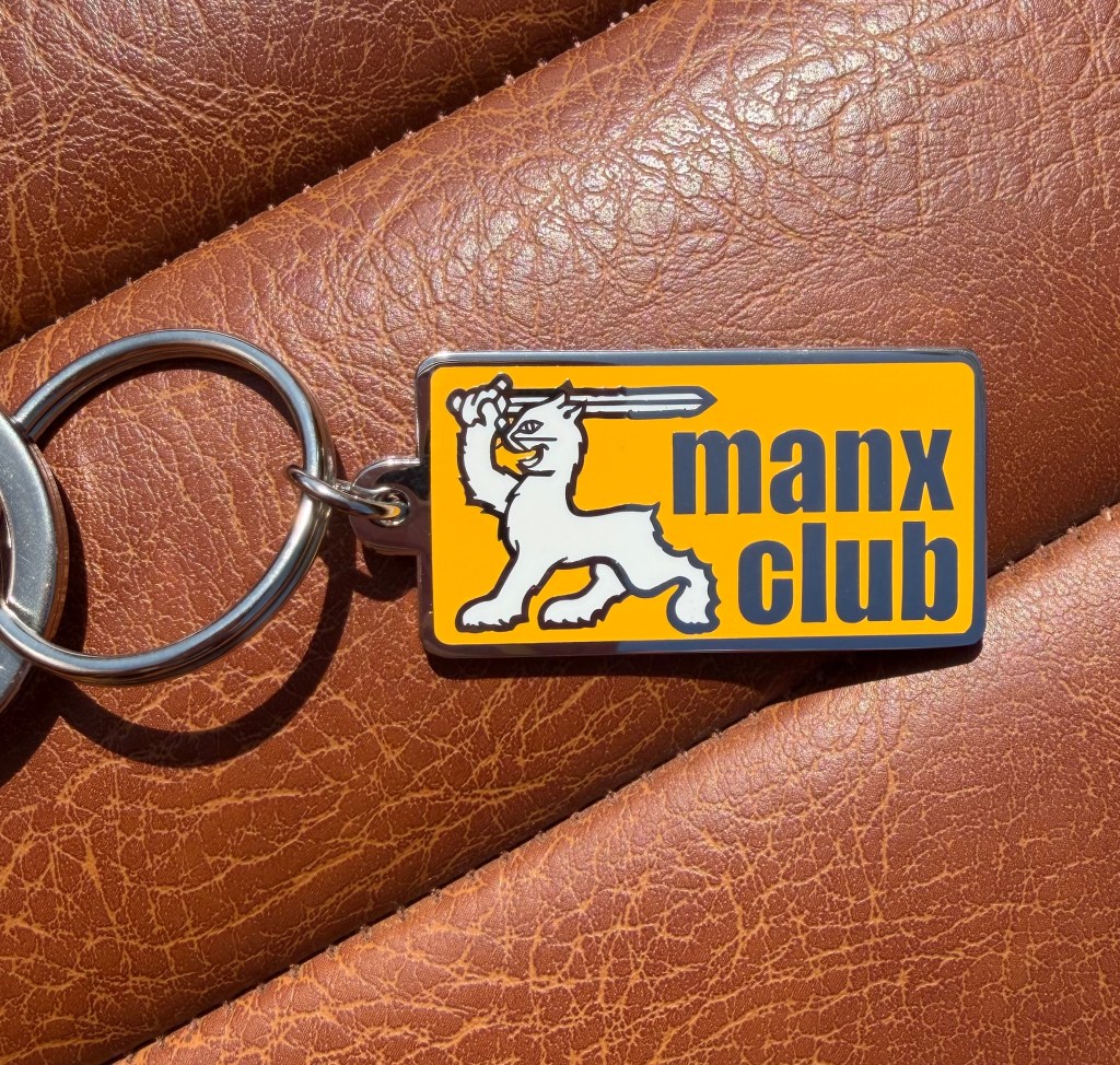 Quality Manx Club Enamel key Chain