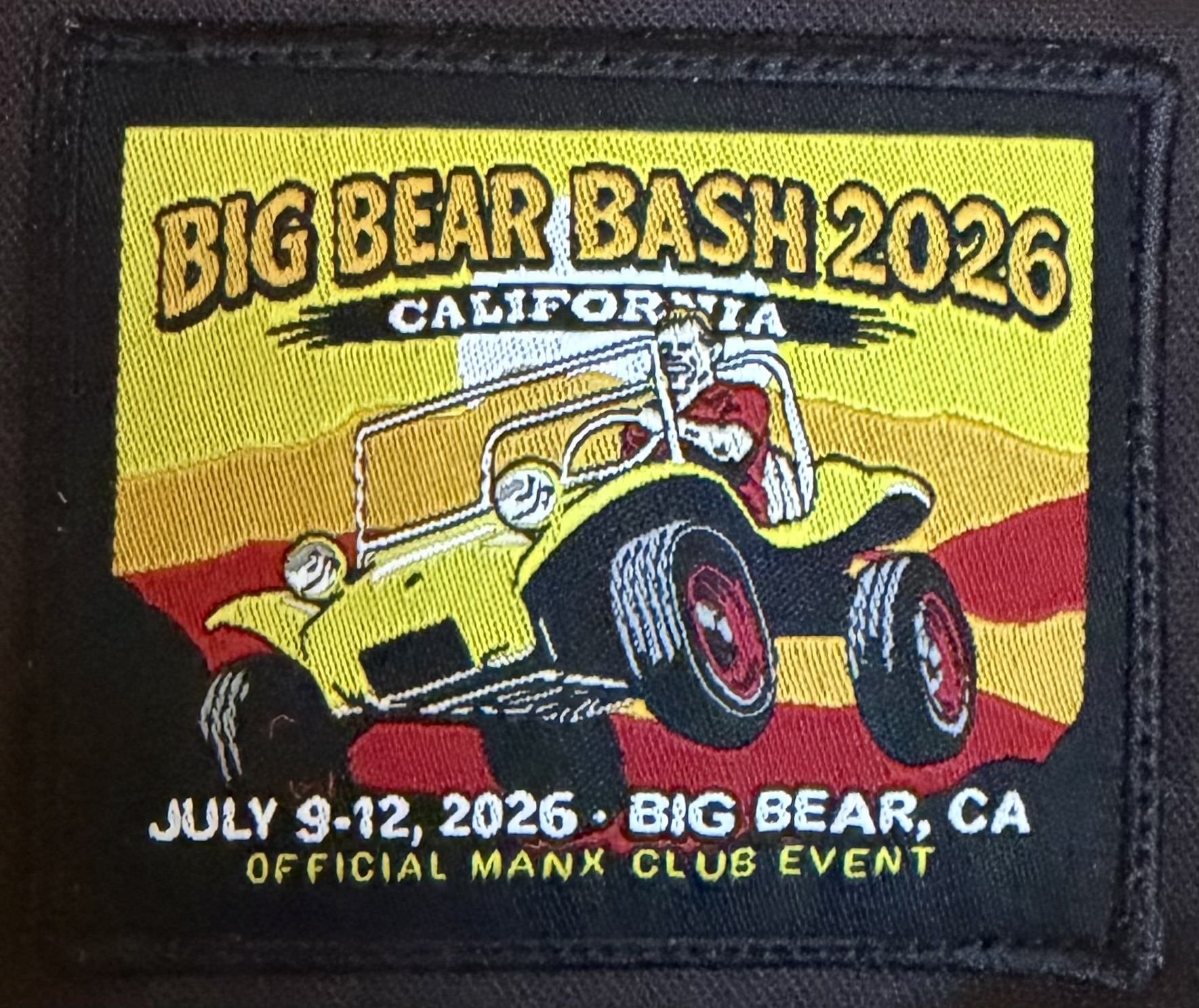 Manx Club Event Patches